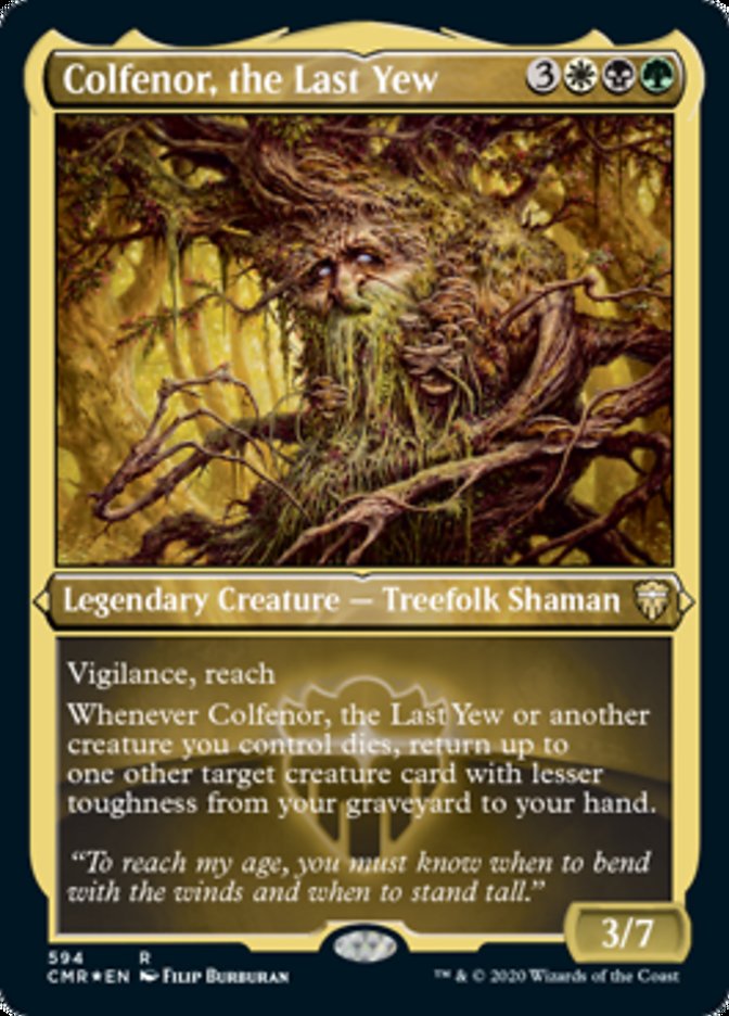 Colfenor, the Last Yew (Etched) [Commander Legends] | Gear Gaming Bentonville