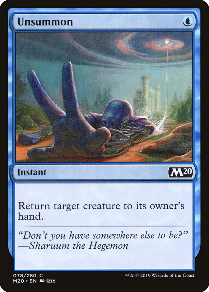 Unsummon [Core Set 2020] | Gear Gaming Bentonville