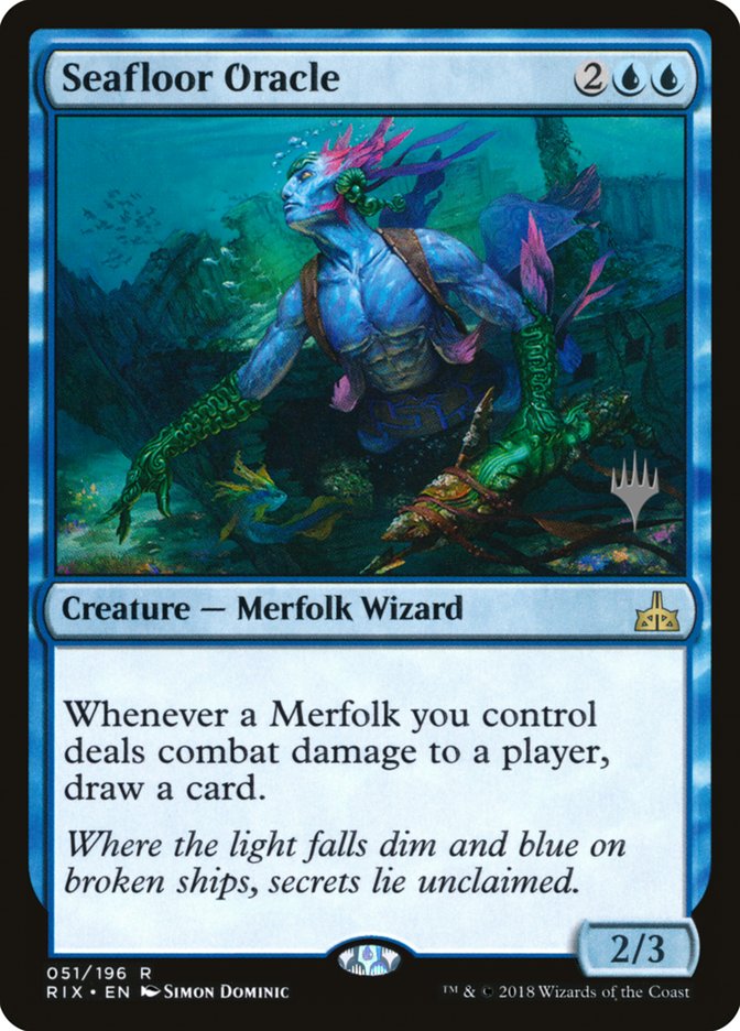 Seafloor Oracle (Promo Pack) [Rivals of Ixalan Promos] | Gear Gaming Bentonville
