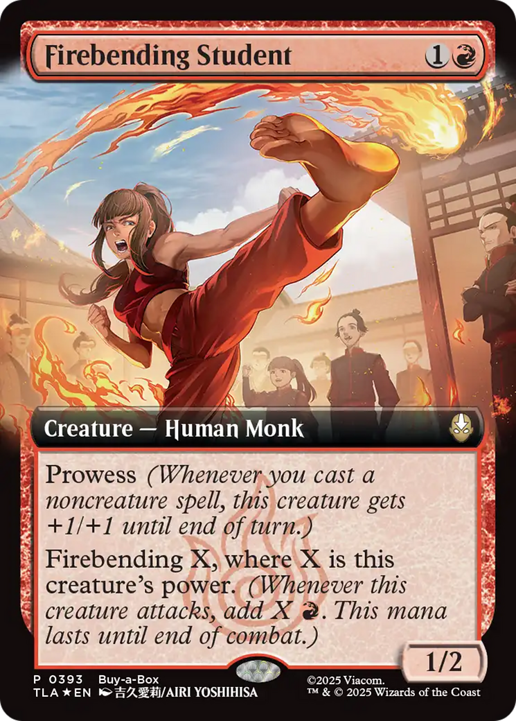 Firebending Student (Extended Art) [Avatar: The Last Airbender Promos] | Gear Gaming Bentonville