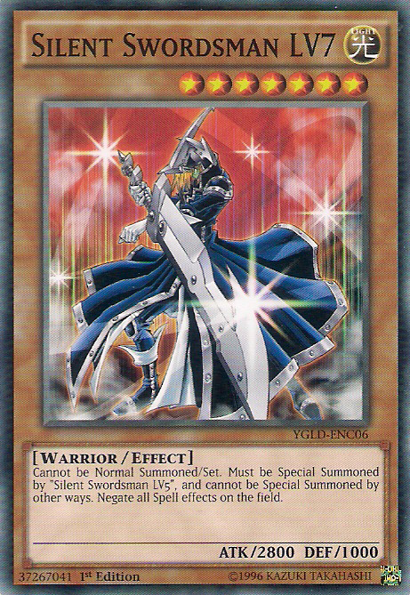 Silent Swordsman LV7 [YGLD-ENC06] Common | Gear Gaming Bentonville