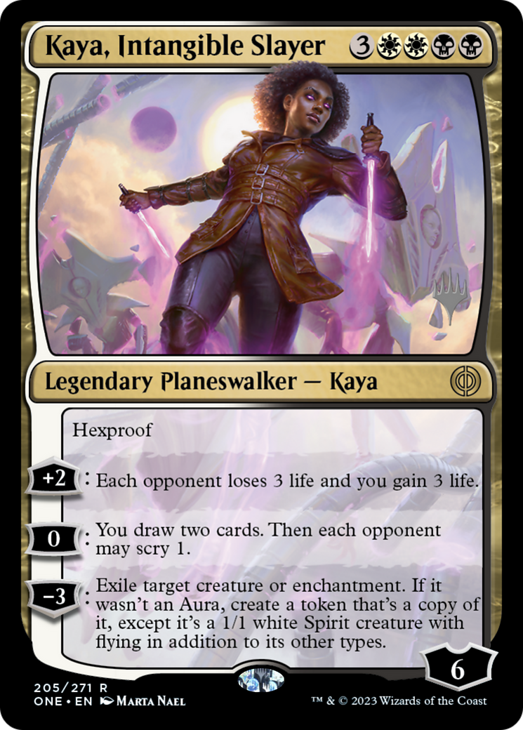 Kaya, Intangible Slayer (Promo Pack) [Phyrexia: All Will Be One Promos] | Gear Gaming Bentonville