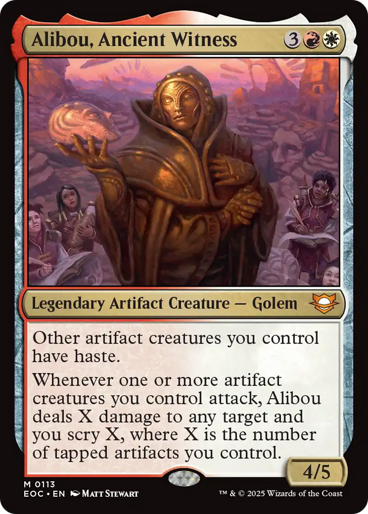 Alibou, Ancient Witness [Edge of Eternities Commander] | Gear Gaming Bentonville