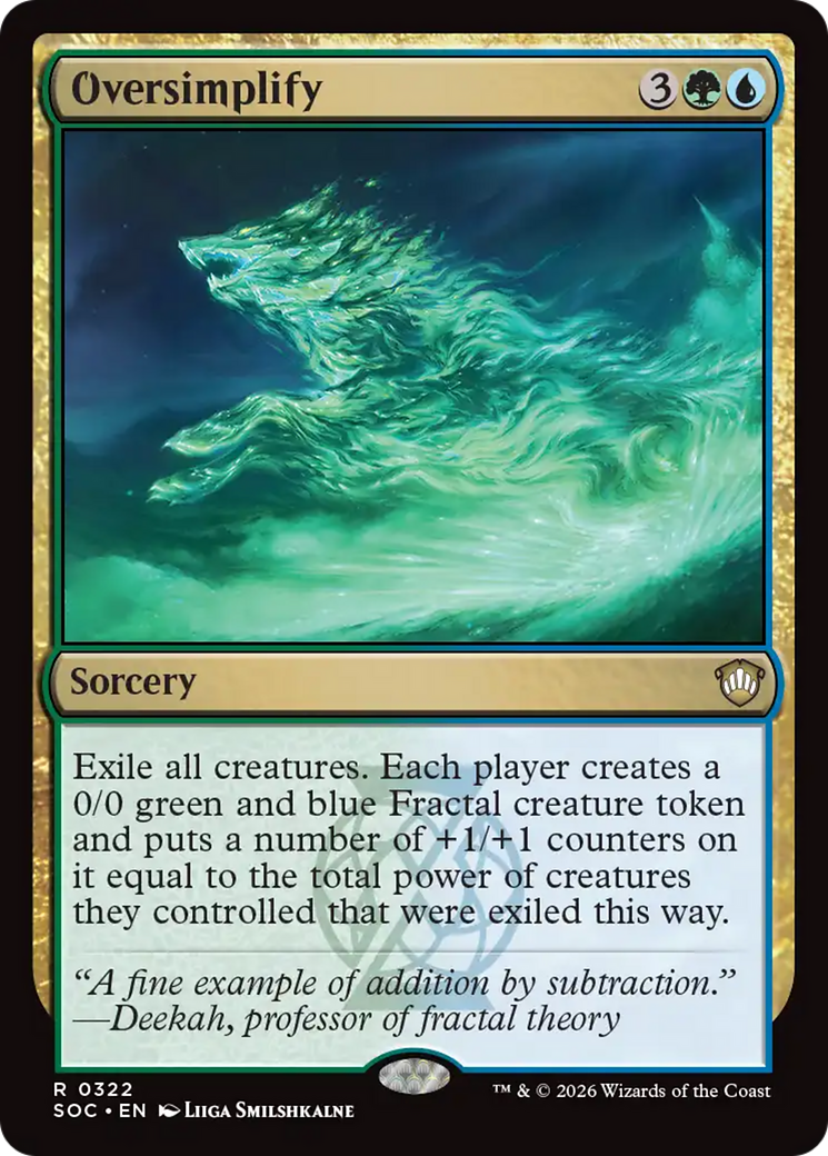 Oversimplify [Secrets of Strixhaven Commander] | Gear Gaming Bentonville