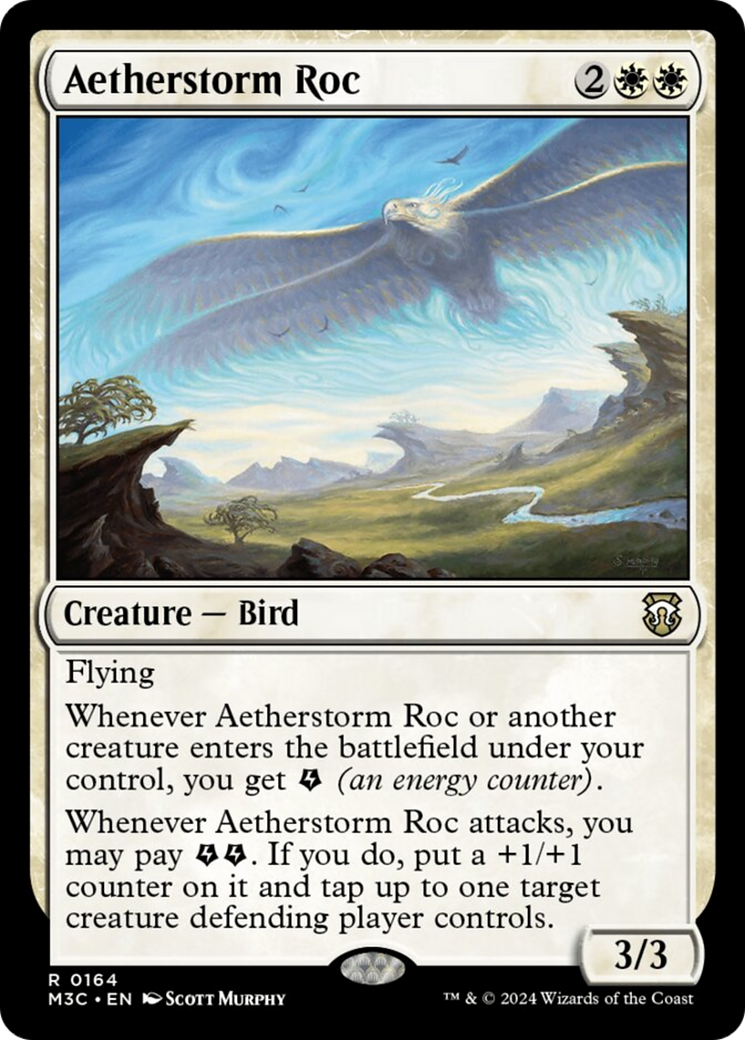 Aetherstorm Roc (Ripple Foil) [Modern Horizons 3 Commander] | Gear Gaming Bentonville