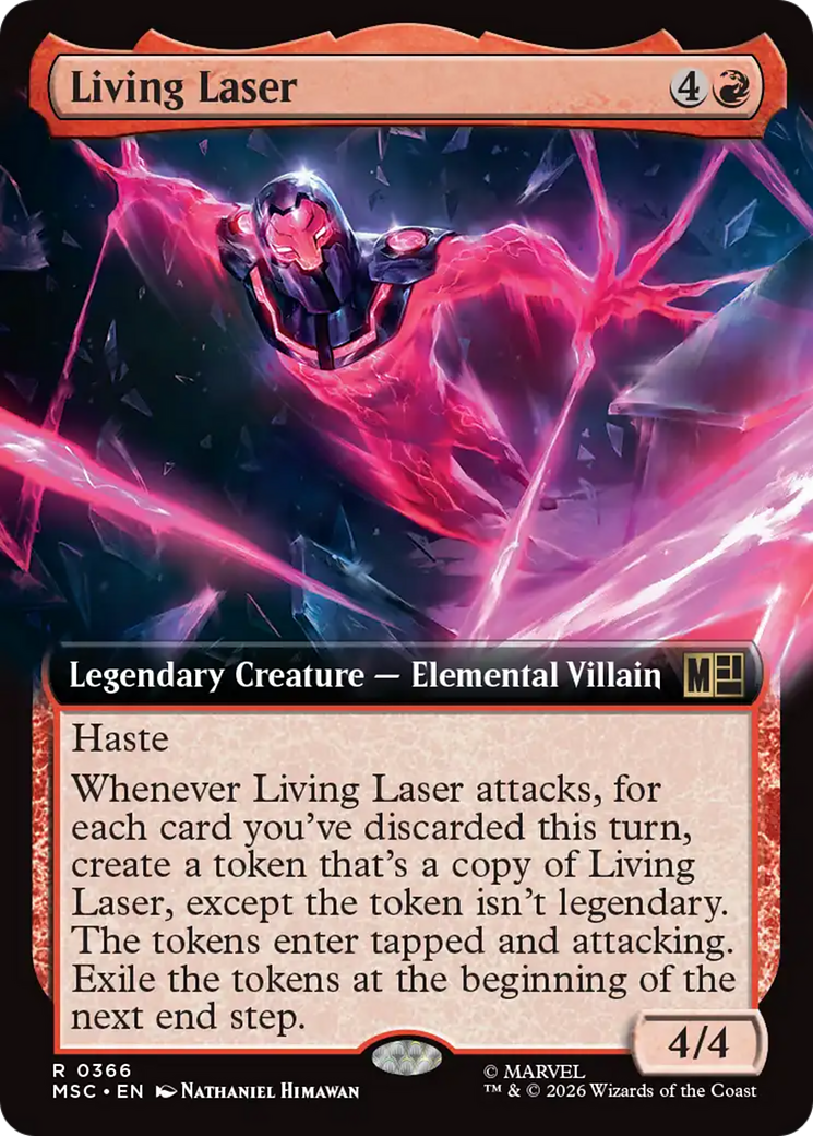 Living Laser (Extended Art) [Marvel Super Heroes Commander] | Gear Gaming Bentonville