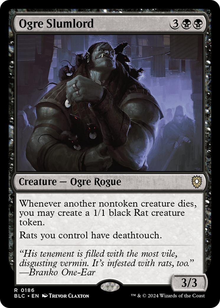 Ogre Slumlord [Bloomburrow Commander] | Gear Gaming Bentonville