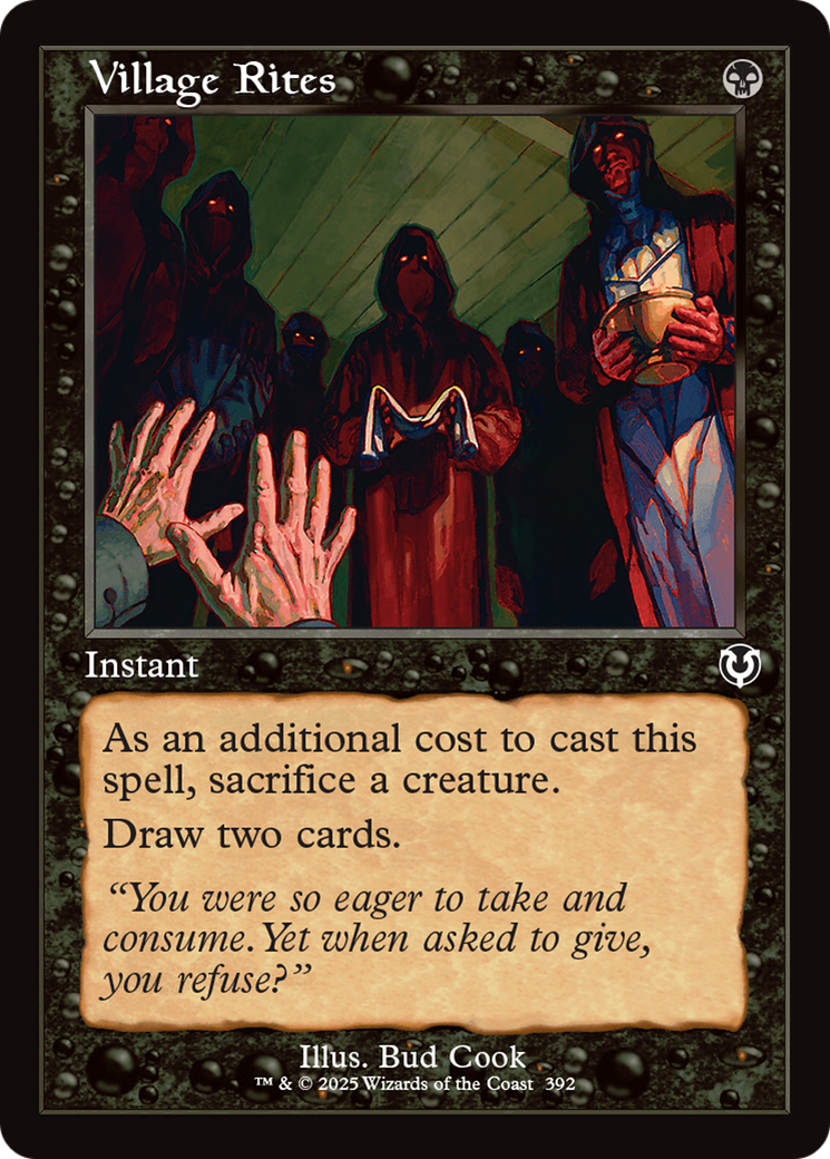 Village Rites (Retro Frame) [Innistrad Remastered] | Gear Gaming Bentonville