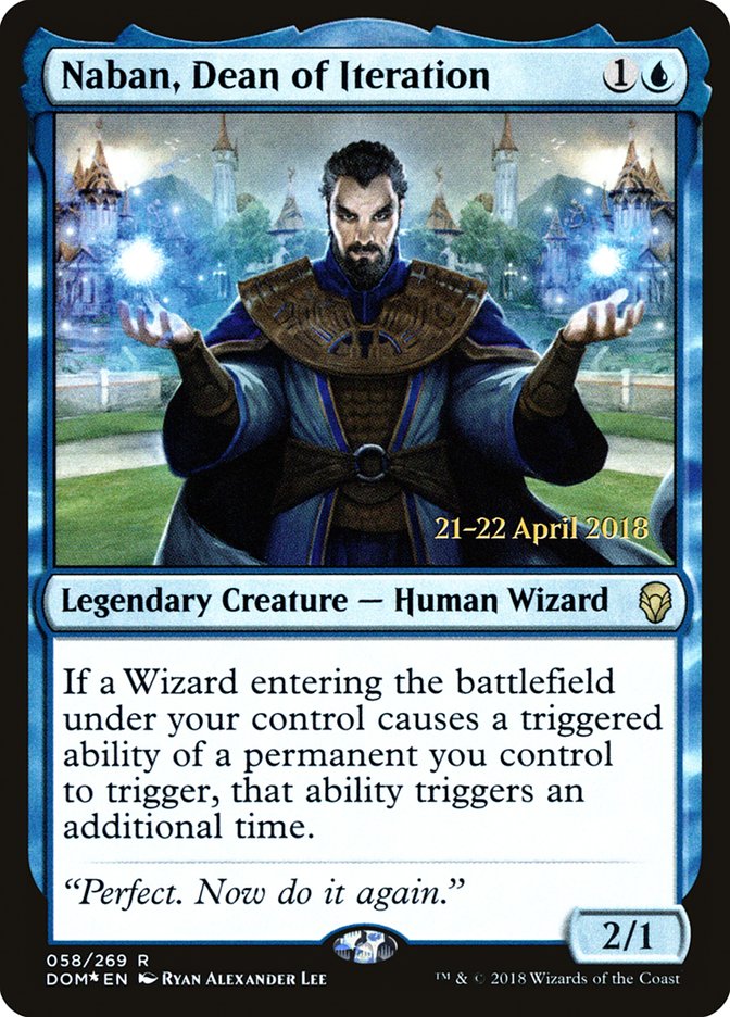 Naban, Dean of Iteration [Dominaria Prerelease Promos] | Gear Gaming Bentonville