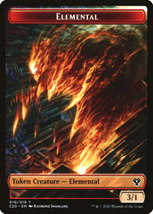 Angel // Elemental (010) Double-Sided Token [Commander 2020 Tokens] | Gear Gaming Bentonville