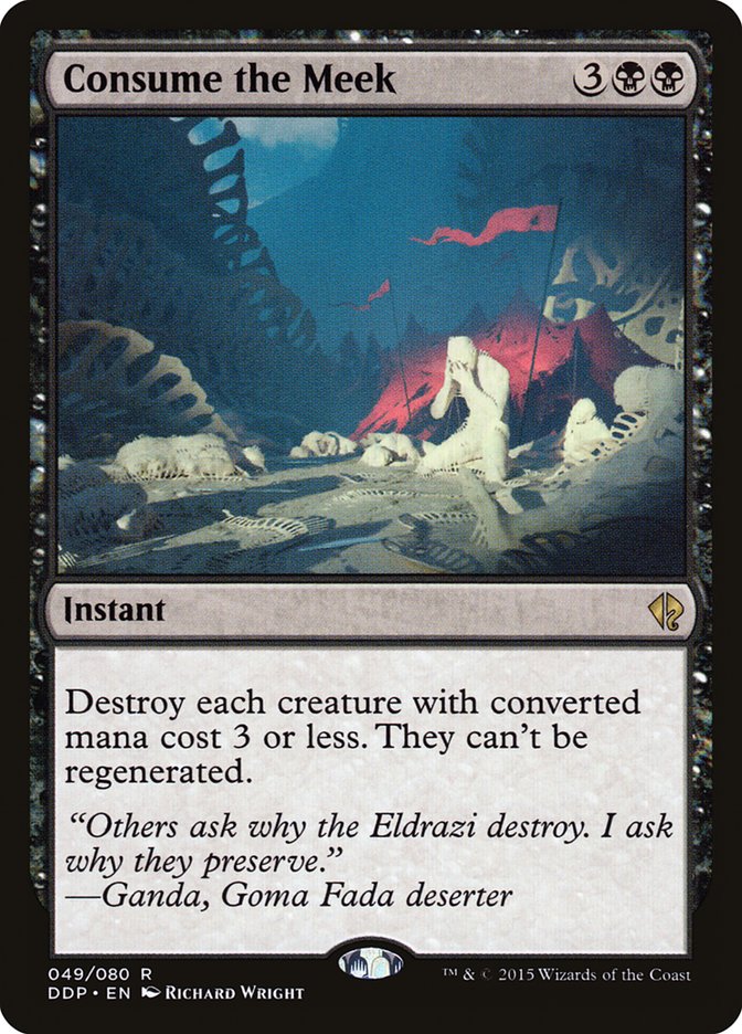 Consume the Meek [Duel Decks: Zendikar vs. Eldrazi] | Gear Gaming Bentonville