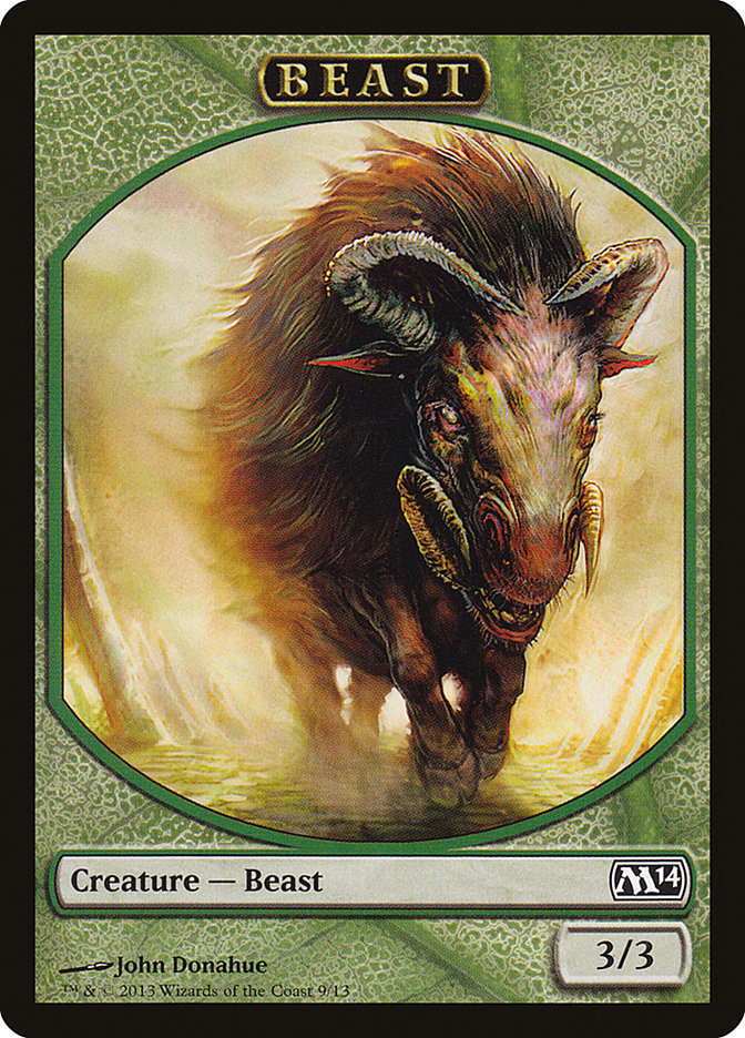 Beast Token [Magic 2014 Tokens] | Gear Gaming Bentonville