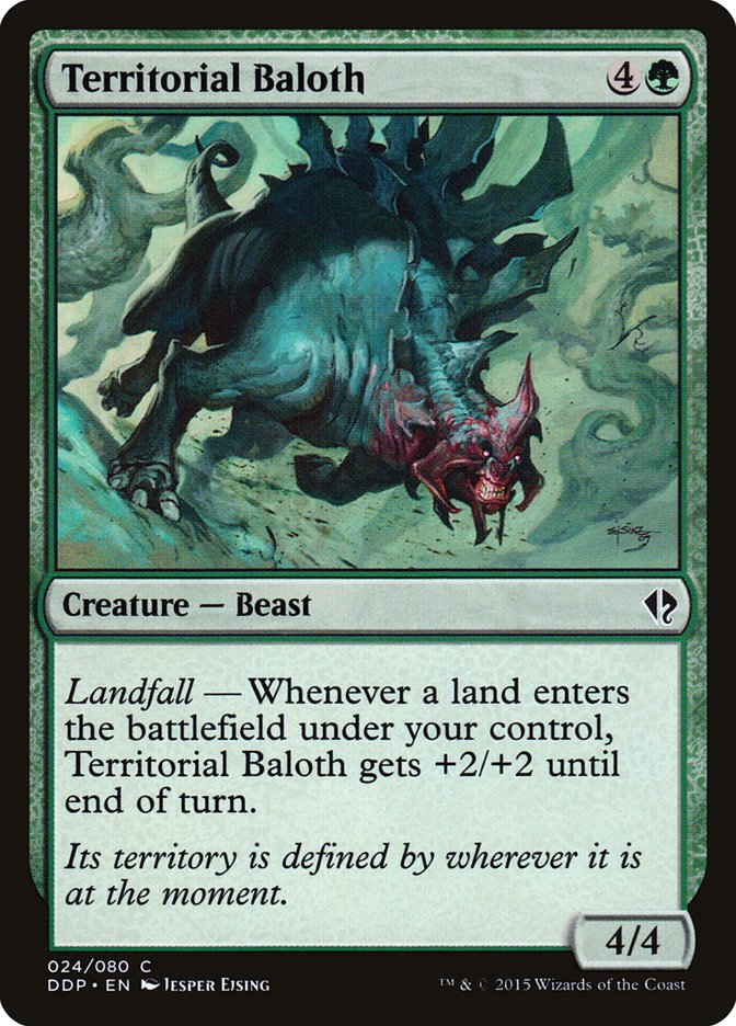 Territorial Baloth [Duel Decks: Zendikar vs. Eldrazi] | Gear Gaming Bentonville