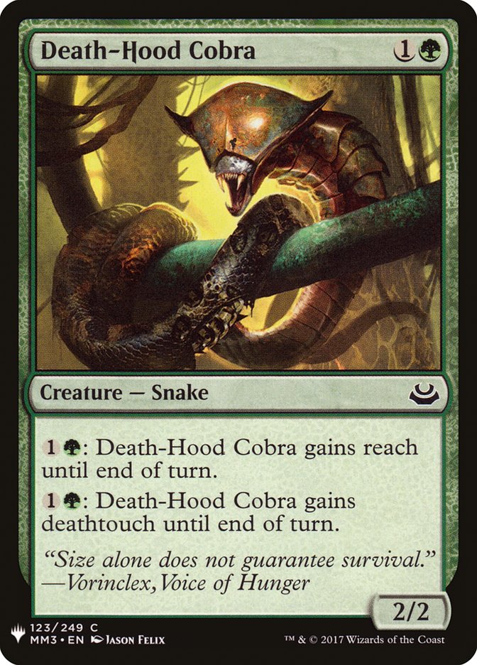 Death-Hood Cobra [Mystery Booster] | Gear Gaming Bentonville