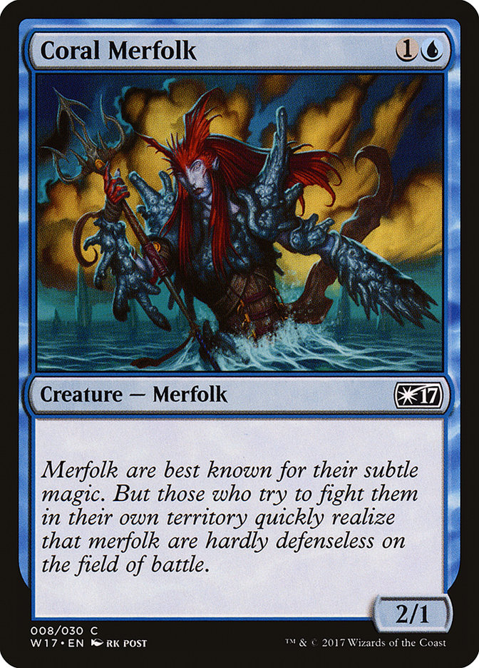 Coral Merfolk [Welcome Deck 2017] | Gear Gaming Bentonville