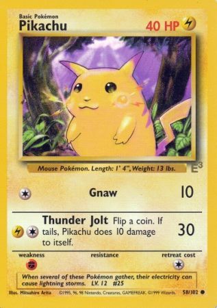 Pikachu (58/102) (E3 Stamped Promo) [Miscellaneous Cards] | Gear Gaming Bentonville