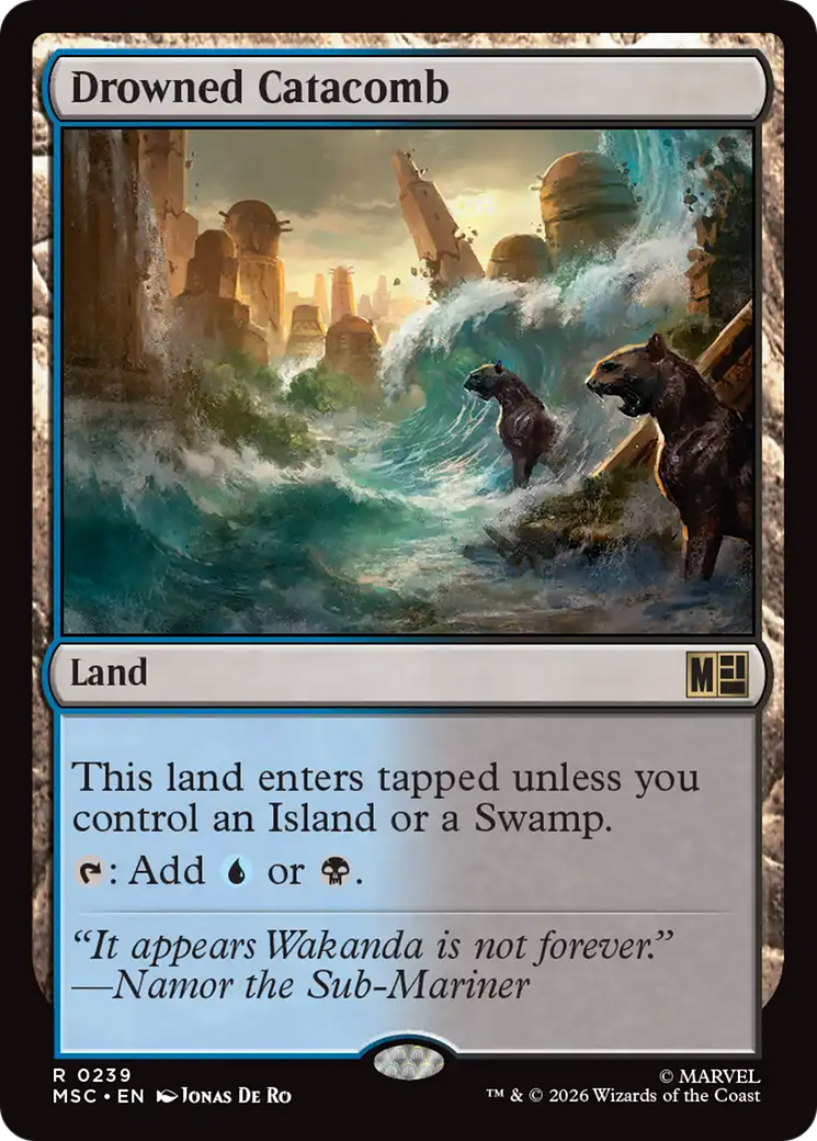 Drowned Catacomb (Surge Foil) [Marvel Super Heroes Commander] | Gear Gaming Bentonville