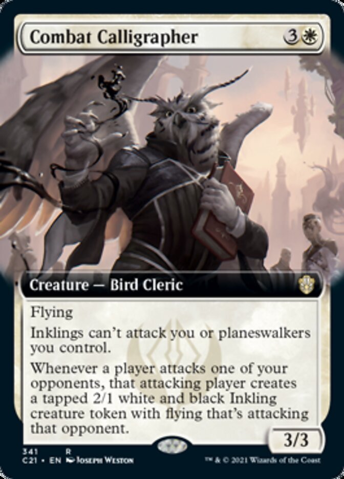 Combat Calligrapher (Extended Art) [Commander 2021] | Gear Gaming Bentonville