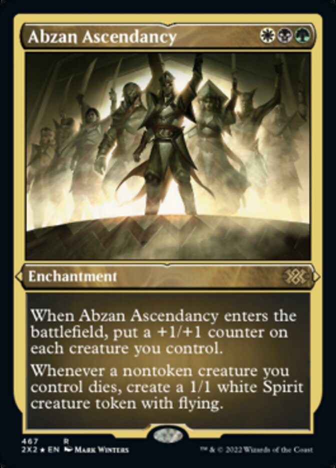 Abzan Ascendancy (Foil Etched) [Double Masters 2022] | Gear Gaming Bentonville