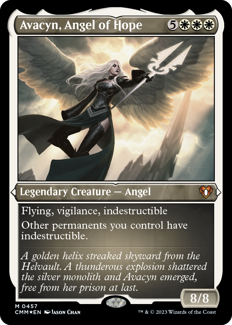 Avacyn, Angel of Hope (Foil Etched) [Commander Masters] | Gear Gaming Bentonville