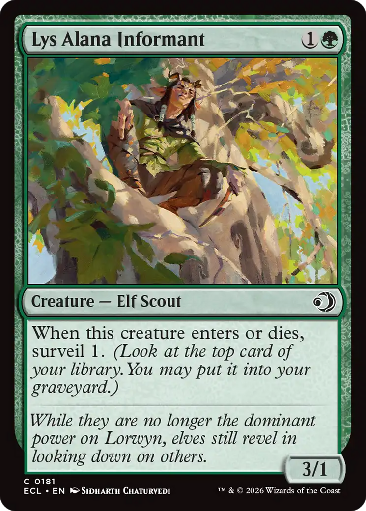 Lys Alana Informant [Lorwyn Eclipsed] | Gear Gaming Bentonville