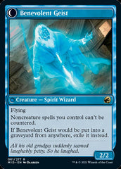 Malevolent Hermit // Benevolent Geist [Innistrad: Midnight Hunt] | Gear Gaming Bentonville