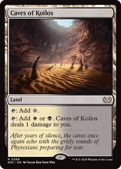 Caves of Koilos [Duskmourn: House of Horror Commander] | Gear Gaming Bentonville