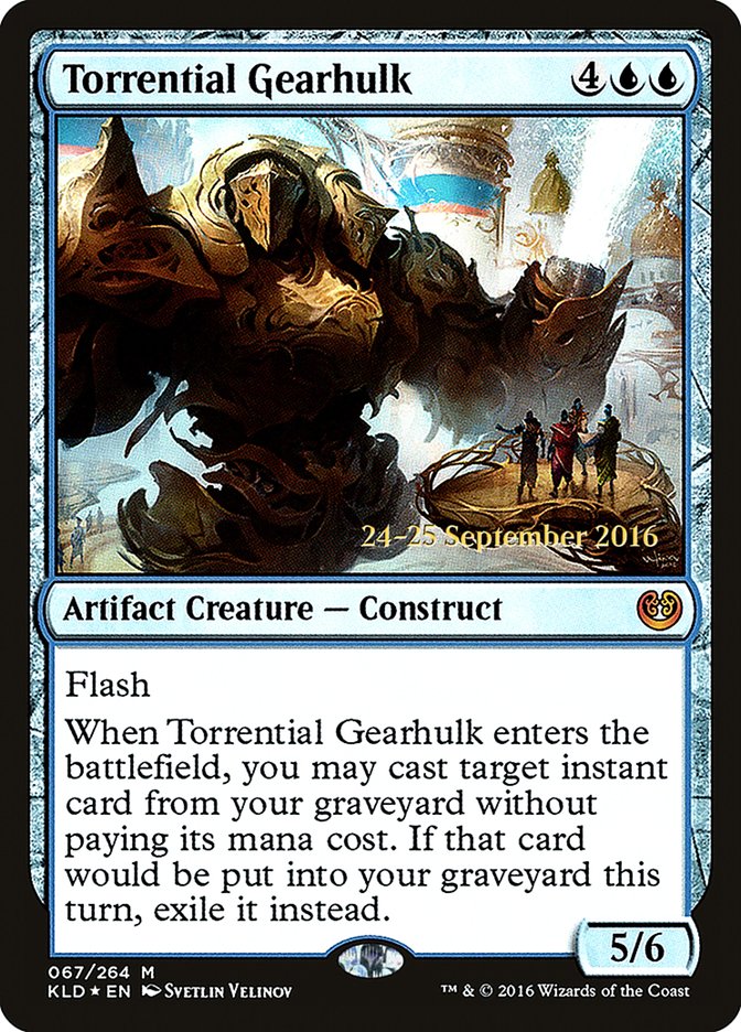Torrential Gearhulk [Kaladesh Prerelease Promos] | Gear Gaming Bentonville