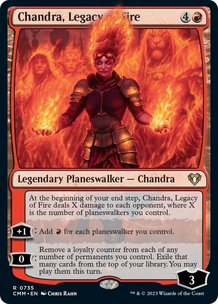 Chandra, Legacy of Fire [Commander Masters] | Gear Gaming Bentonville