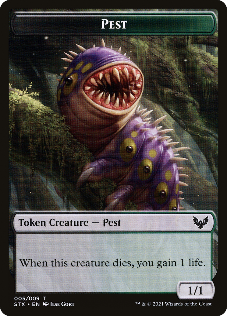 Pest // Lukka, Wayward Bonder Emblem Double-Sided Token [Secret Lair: From Cute to Brute Tokens] | Gear Gaming Bentonville