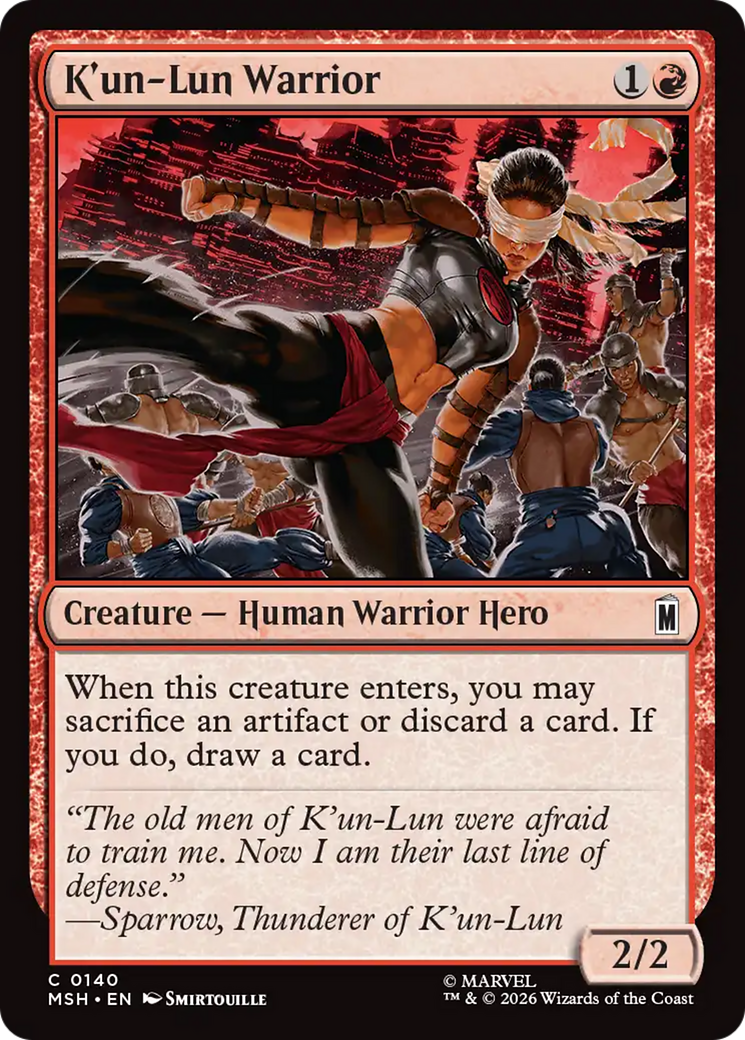 K'un-Lun Warrior [Marvel Super Heroes] | Gear Gaming Bentonville