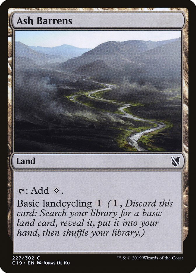 Ash Barrens [Commander 2019] | Gear Gaming Bentonville