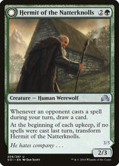 Hermit of the Natterknolls // Lone Wolf of the Natterknolls [Shadows over Innistrad] | Gear Gaming Bentonville