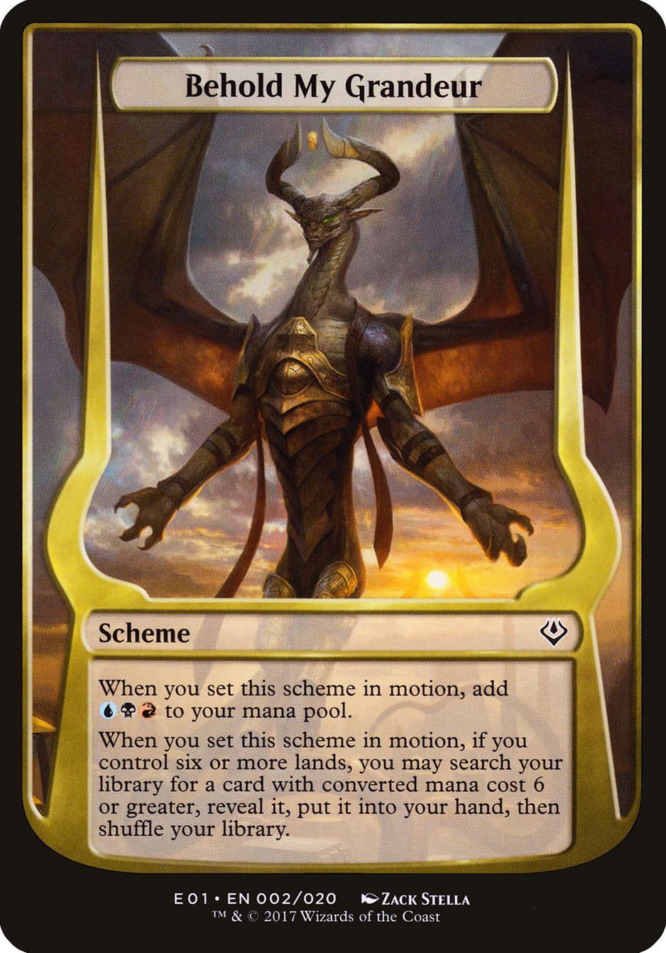 Behold My Grandeur (Schemes) [Archenemy: Nicol Bolas Schemes] | Gear Gaming Bentonville