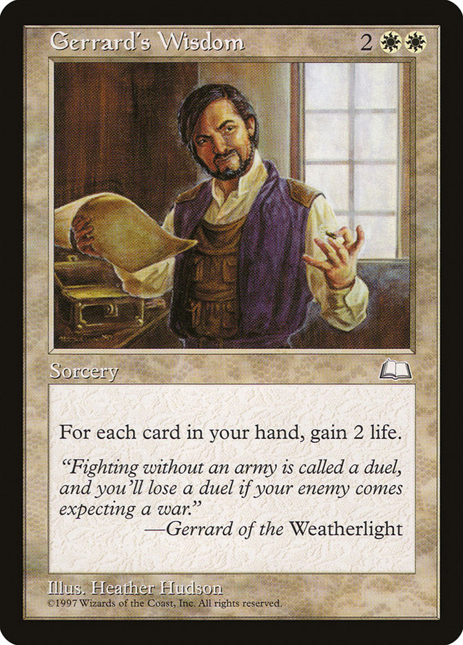 Gerrard's Wisdom [Weatherlight] | Gear Gaming Bentonville