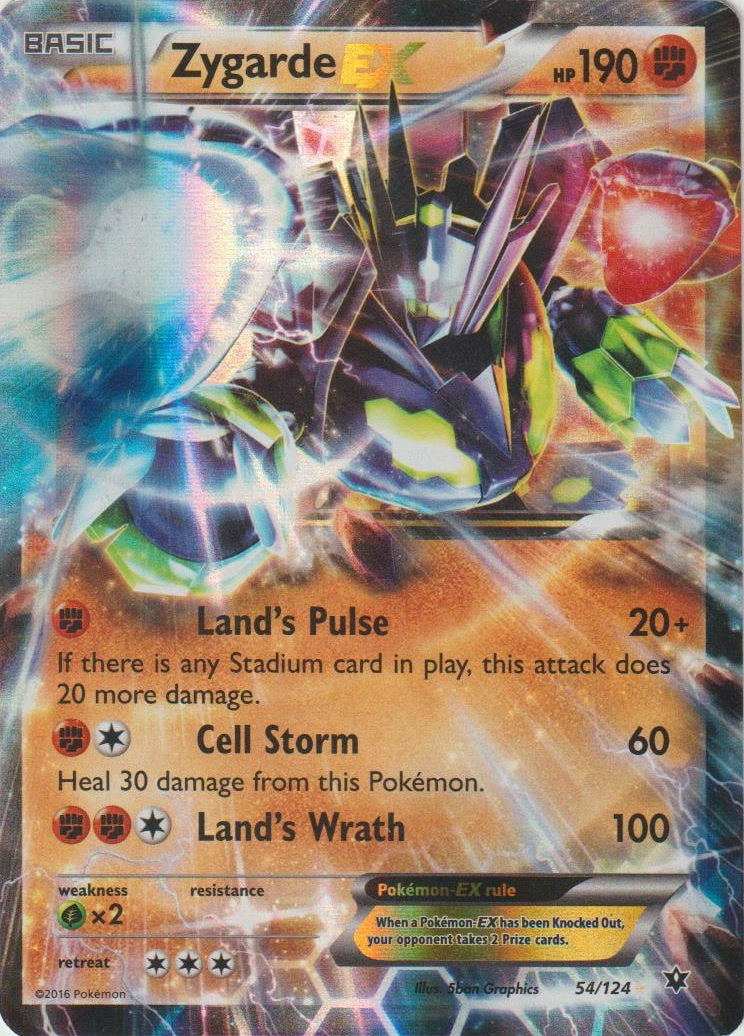 Zygarde EX (054/124) (Jumbo Card) [XY: Fates Collide] | Gear Gaming Bentonville