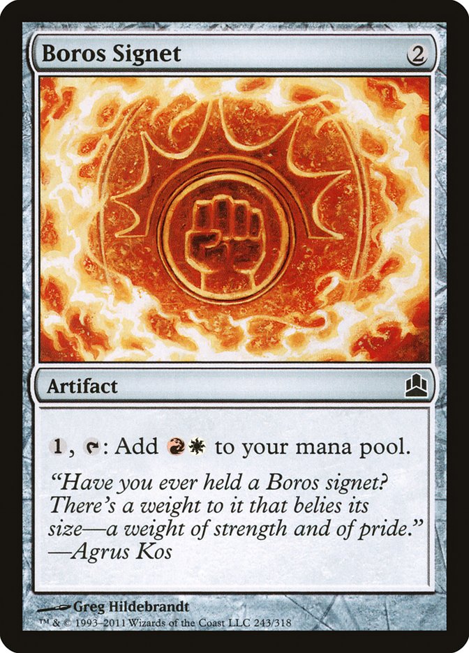 Boros Signet [Commander 2011] | Gear Gaming Bentonville
