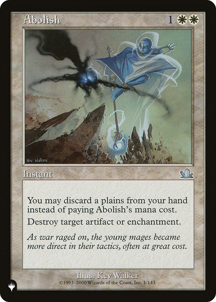 Abolish [The List Reprints] | Gear Gaming Bentonville