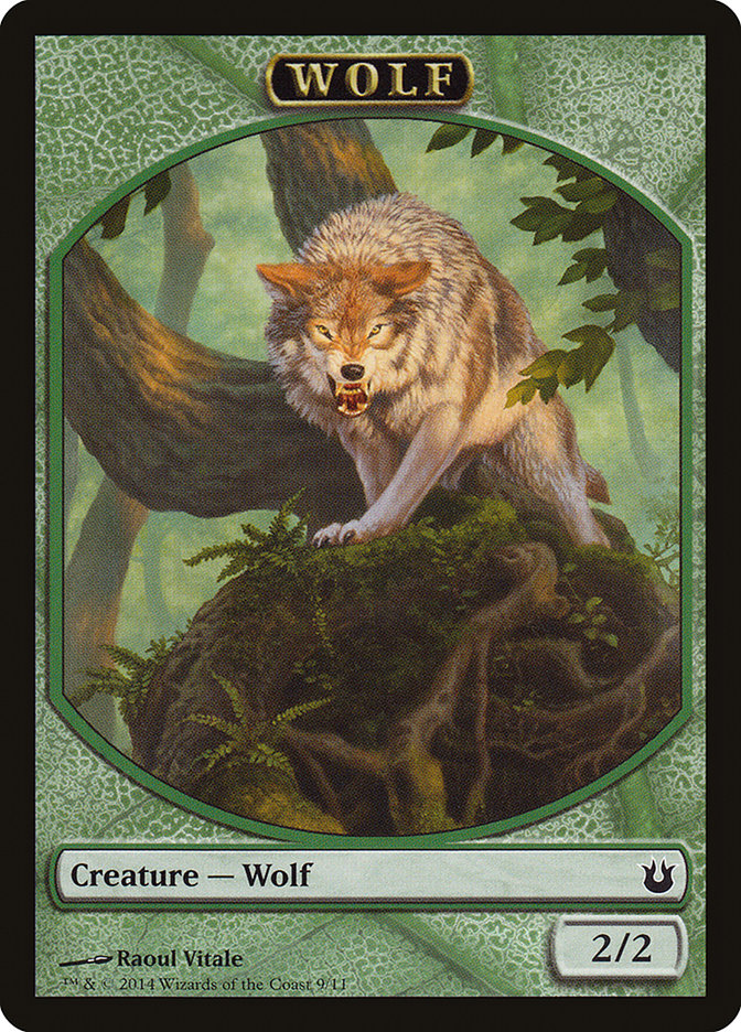 Wolf Token [Born of the Gods Tokens] | Gear Gaming Bentonville