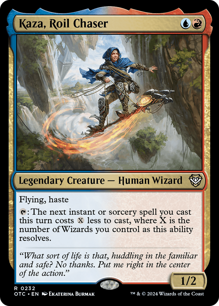 Kaza, Roil Chaser [Outlaws of Thunder Junction Commander] | Gear Gaming Bentonville