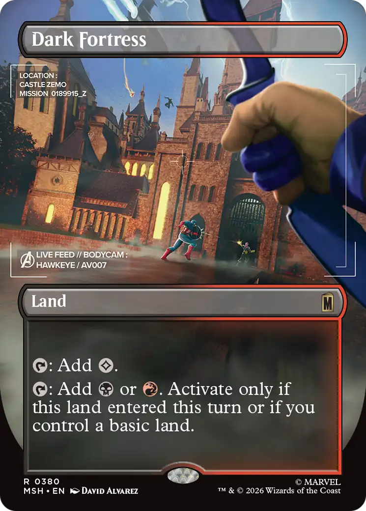 Dark Fortress (Borderless) [Marvel Super Heroes] | Gear Gaming Bentonville