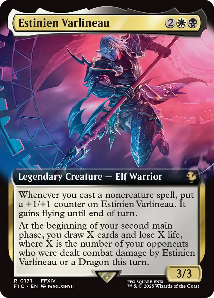 Estinien Varlineau (Extended Art) [FINAL FANTASY Commander] | Gear Gaming Bentonville