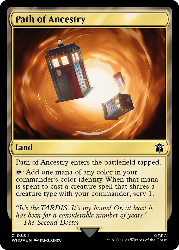 Path of Ancestry (Surge Foil) [Doctor Who] | Gear Gaming Bentonville