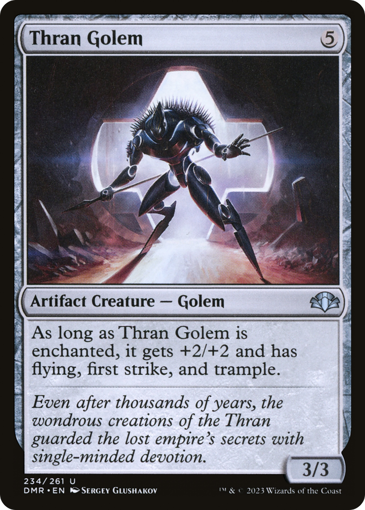 Thran Golem [Dominaria Remastered] | Gear Gaming Bentonville