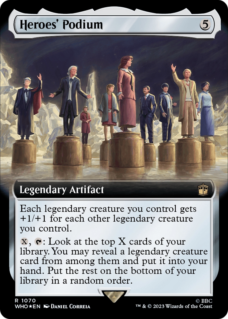 Heroes' Podium (Extended Art) (Surge Foil) [Doctor Who] | Gear Gaming Bentonville