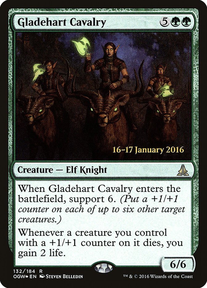 Gladehart Cavalry [Oath of the Gatewatch Prerelease Promos] | Gear Gaming Bentonville