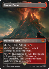 Mount Doom (Borderless Alternate Art) [The Lord of the Rings: Tales of Middle-Earth] | Gear Gaming Bentonville