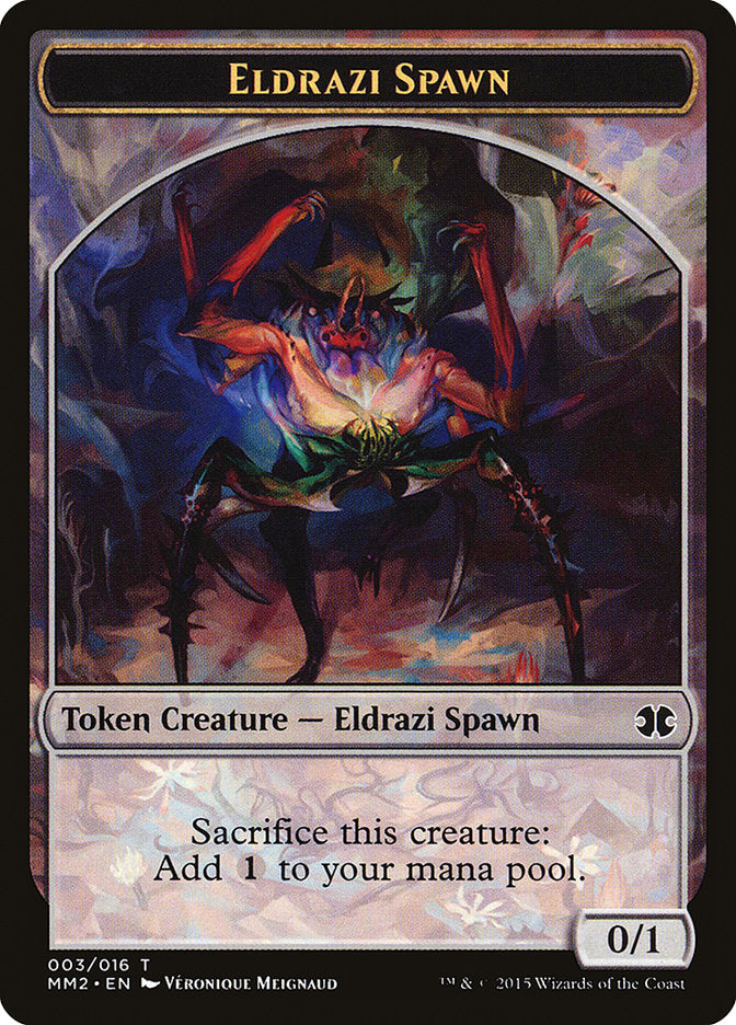 Eldrazi Spawn Token (003/016) [Modern Masters 2015 Tokens] | Gear Gaming Bentonville