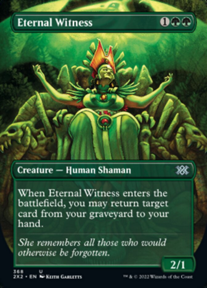 Eternal Witness (Borderless Alternate Art) [Double Masters 2022] | Gear Gaming Bentonville