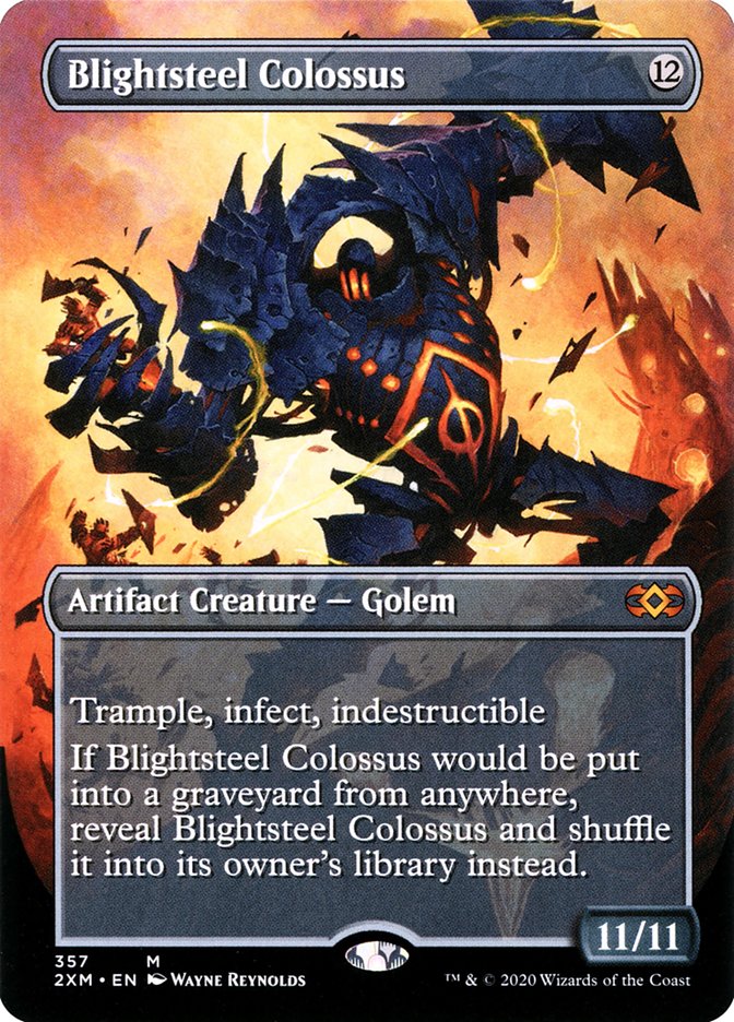 Blightsteel Colossus (Toppers) [Double Masters] | Gear Gaming Bentonville